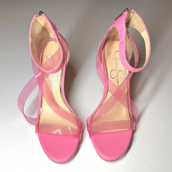 Jessica Simpson Women’s Dalechi Sandals Ankle Strap Stiletto Heel Shoes Size-7.5 - Picture 2 of 8